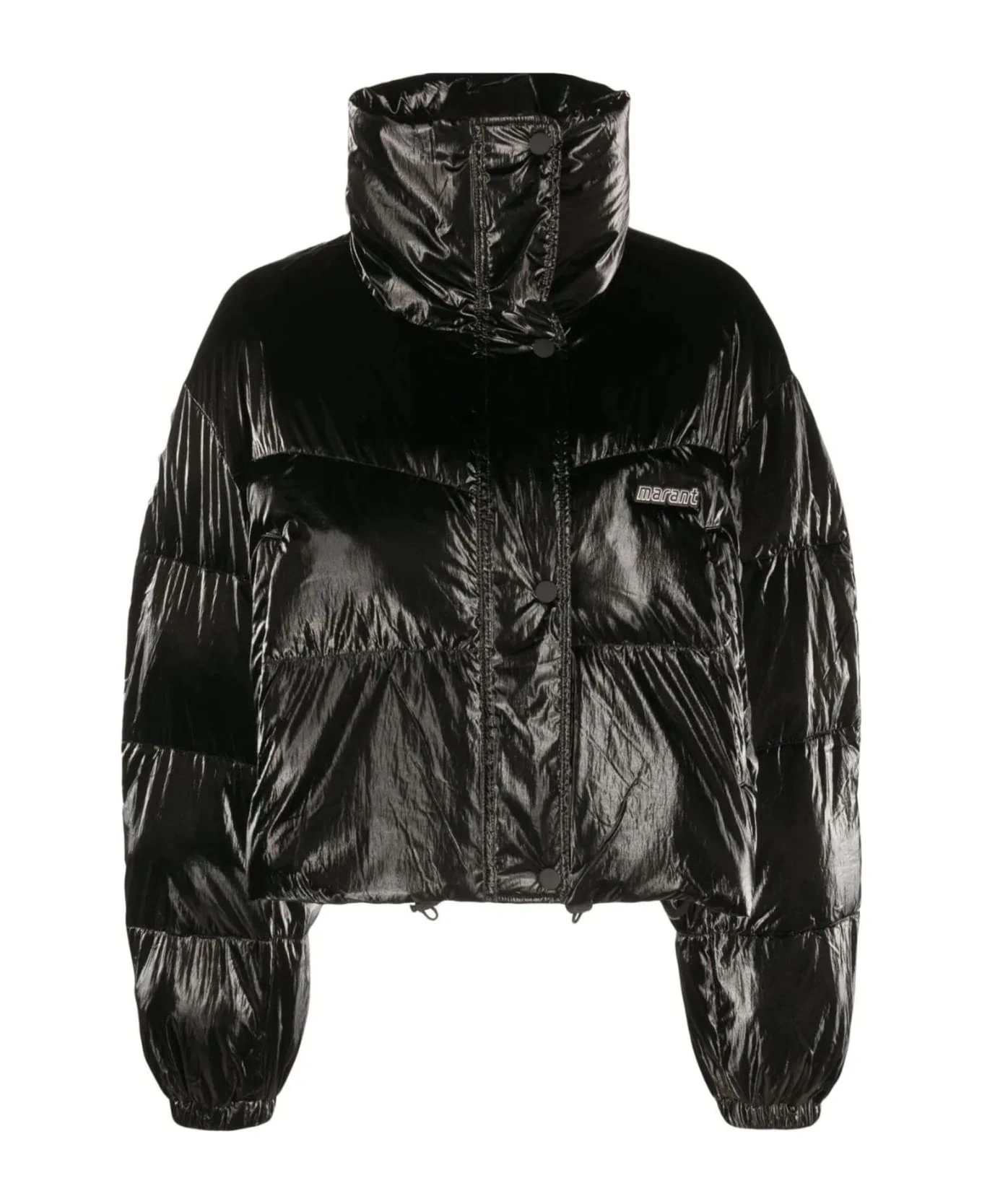 Black Telia Quilted Padded Jacket