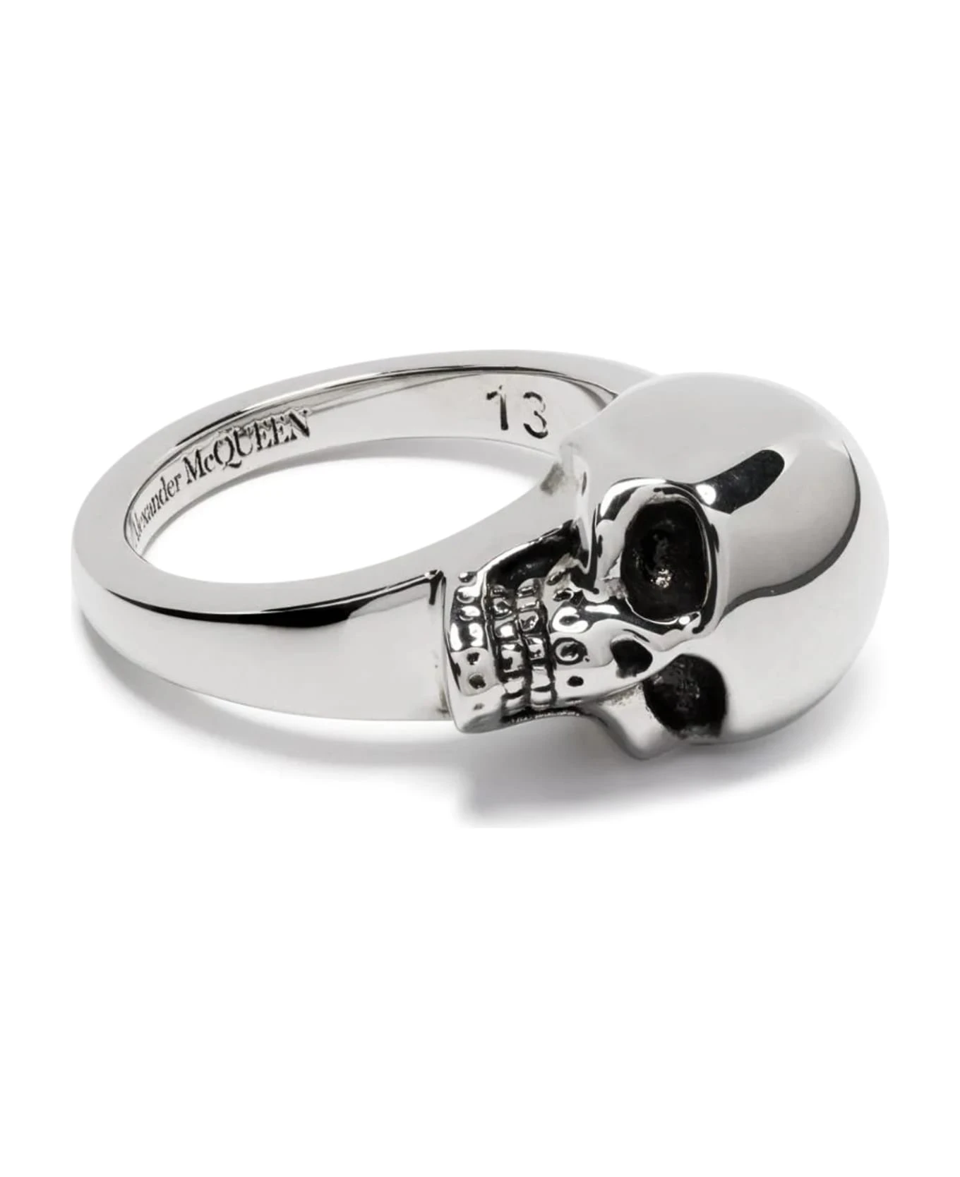 Alexander McQueen The Side Skull Ring Jewellery