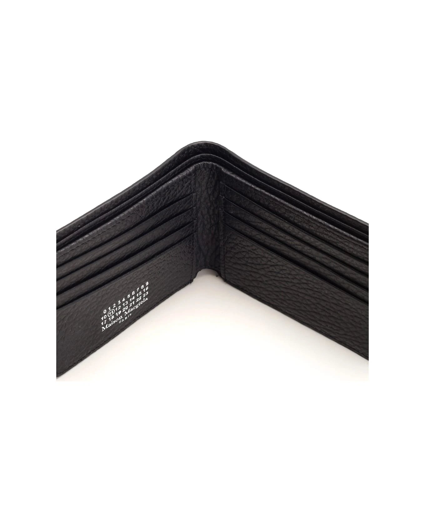 Maison Margiela Black "four Stitches" Wallet - Image 4