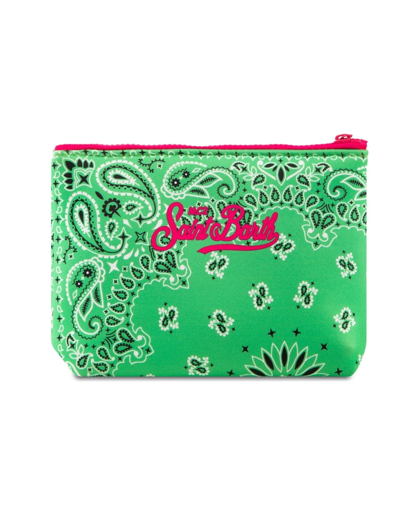 MC2 Saint Barth Aline Scuba Pochette With Saint Tropez Bandanna Print - Image 3
