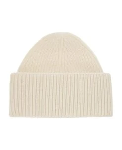 Fabiana Filippi Ribbed Wool Cashmere Silk Cap