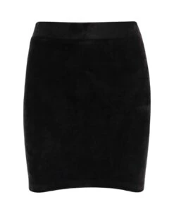 Balenciaga Fluid Velvet Jersey Miniskirt