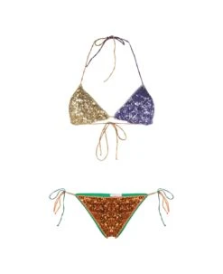 OSEREE Multicolor Sequins Microkini