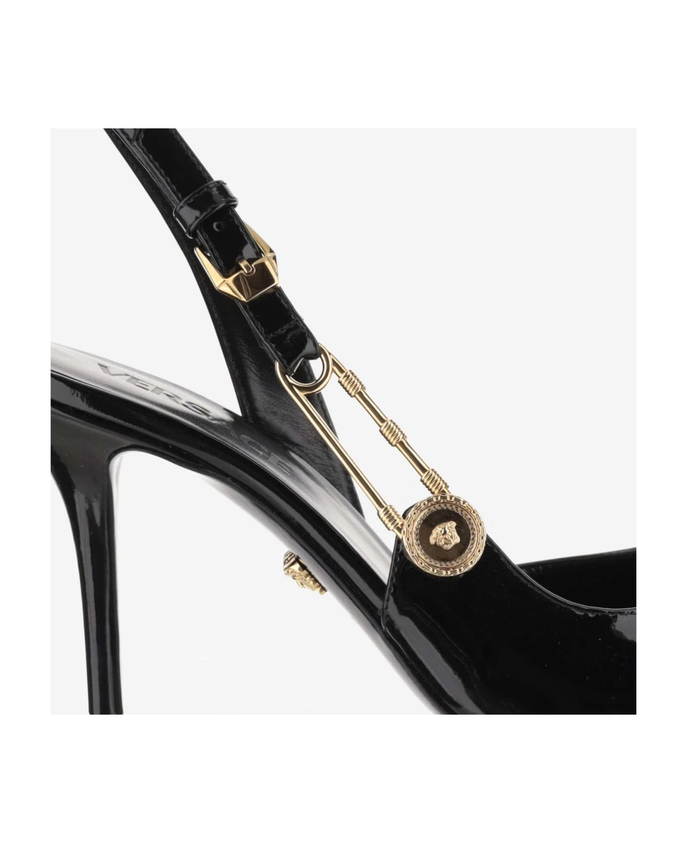 Versace Pumps With Safety Pin - Image 5