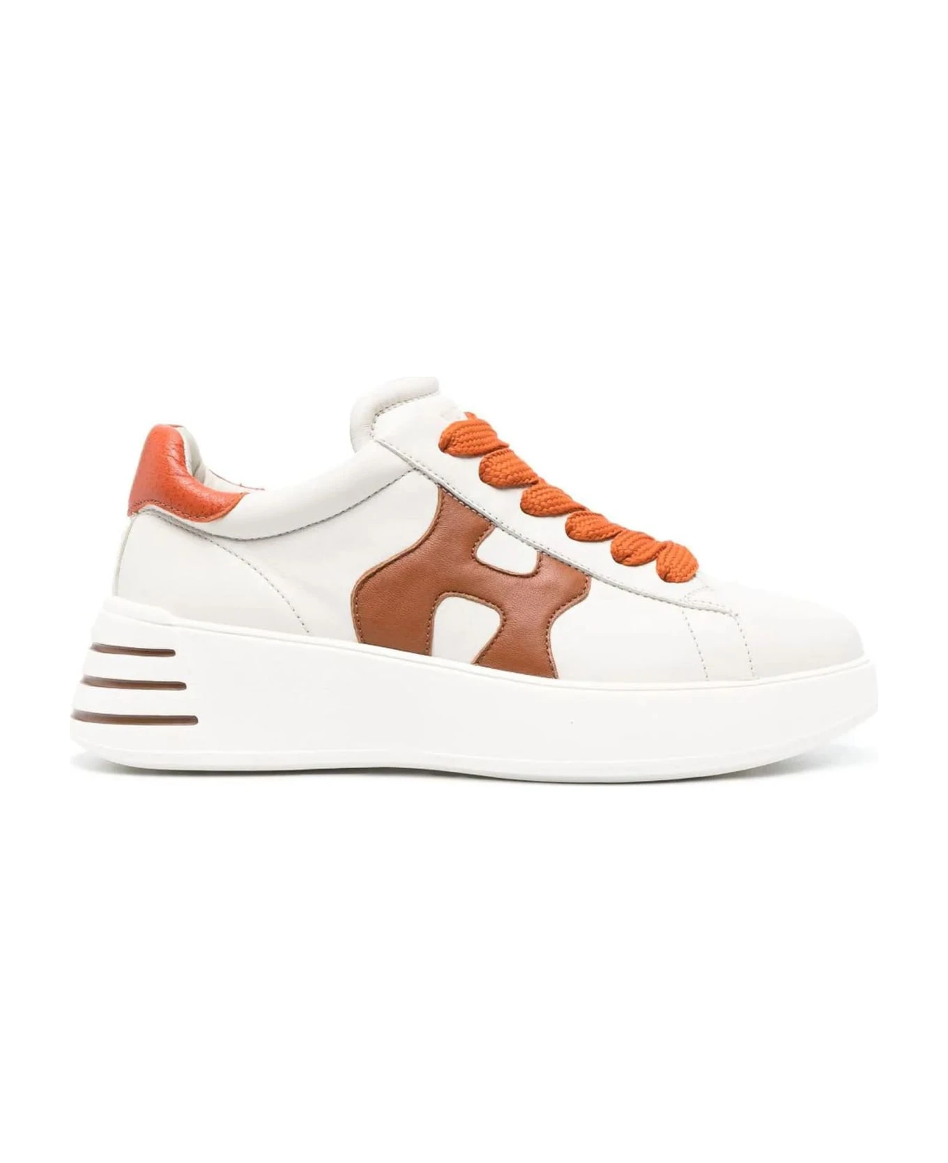 Sneakers Hogan Rebel Ivory Orange