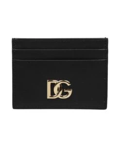 Dolce & Gabbana Card Holder In Leather With Dg Logo