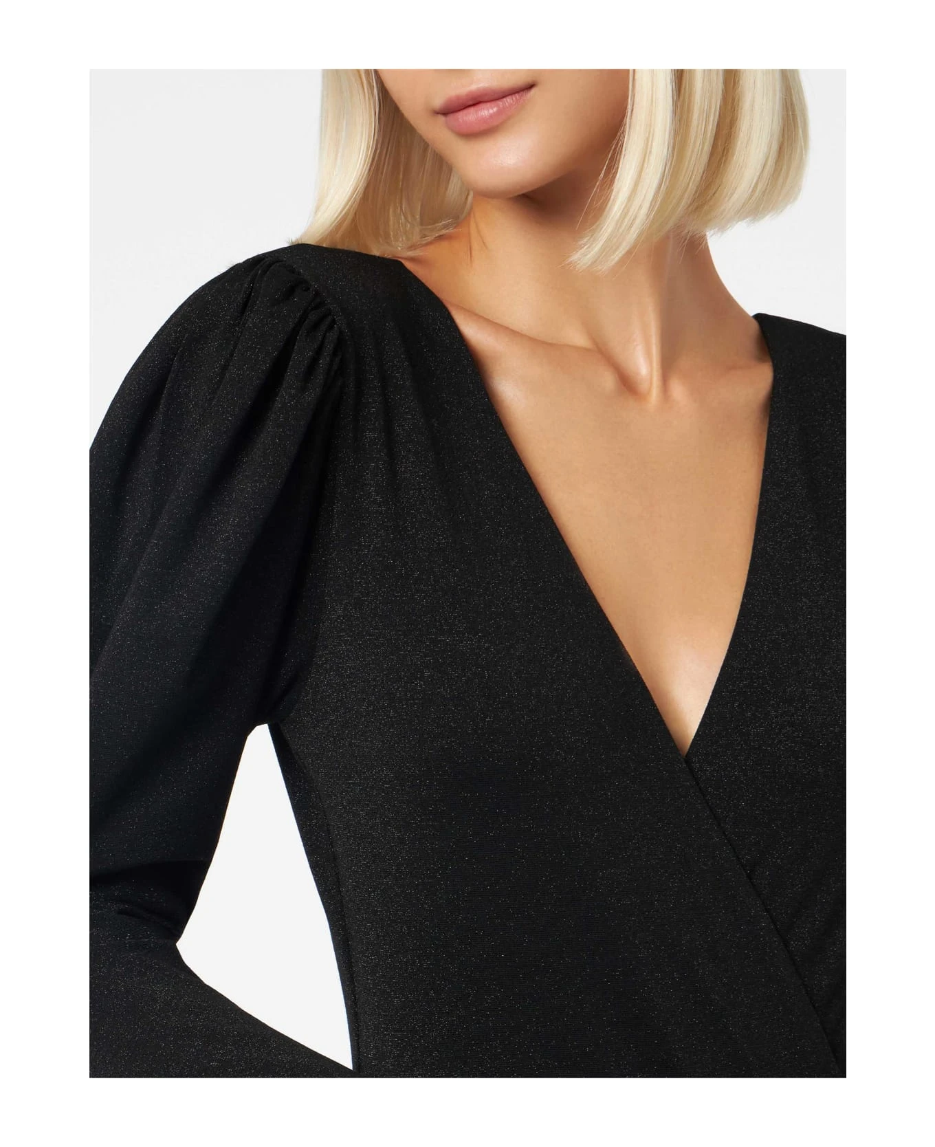 MC2 Saint Barth Knitted Glitter Black One Piece Swimsuit / Bodywear - Image 3