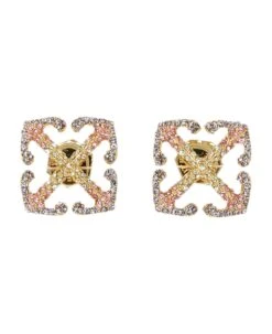 Off-White Degradé Mini Earrings