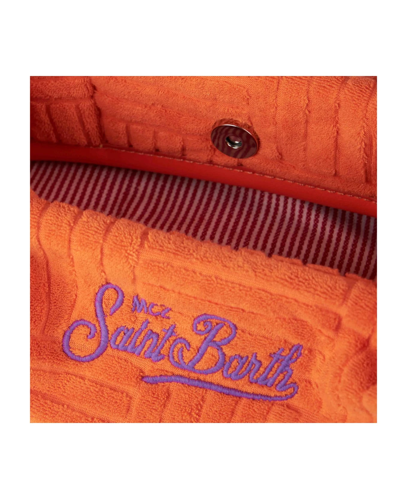 MC2 Saint Barth Terry Small Orange Pouch - Image 3