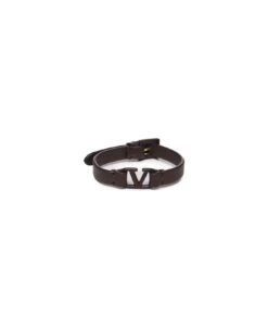Valentino Garavani Calfskin Vlogo Bracelet
