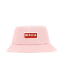 Kenzo Pink Cotton Bucket Hat
