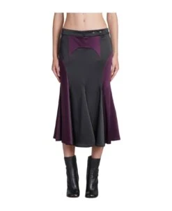 Off-White Skirt In Black Acrylic