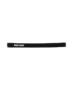 Miu Miu Black Fabric Headband