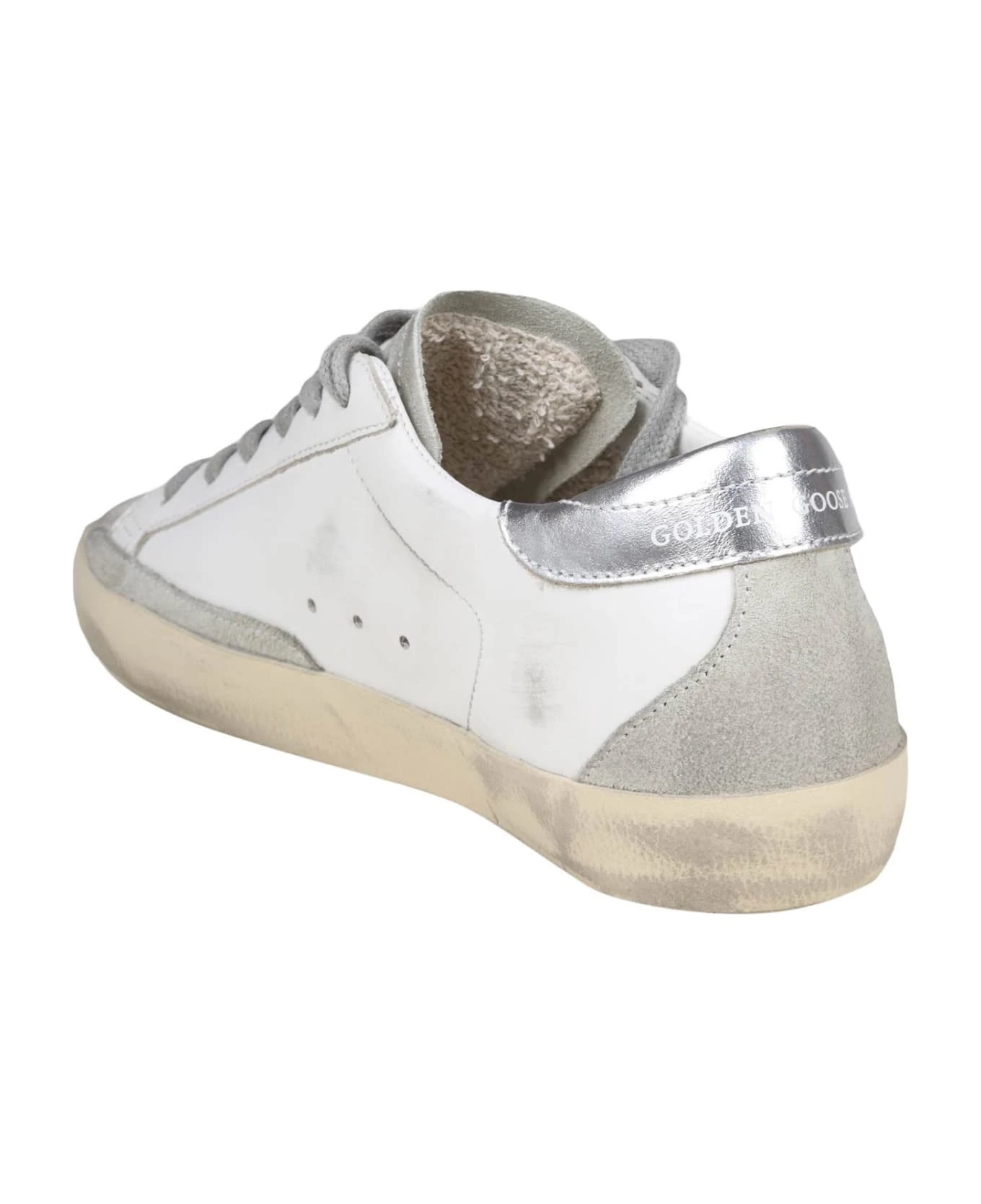 Golden Goose Super Star Sneakers In Leather And Suede - Image 4