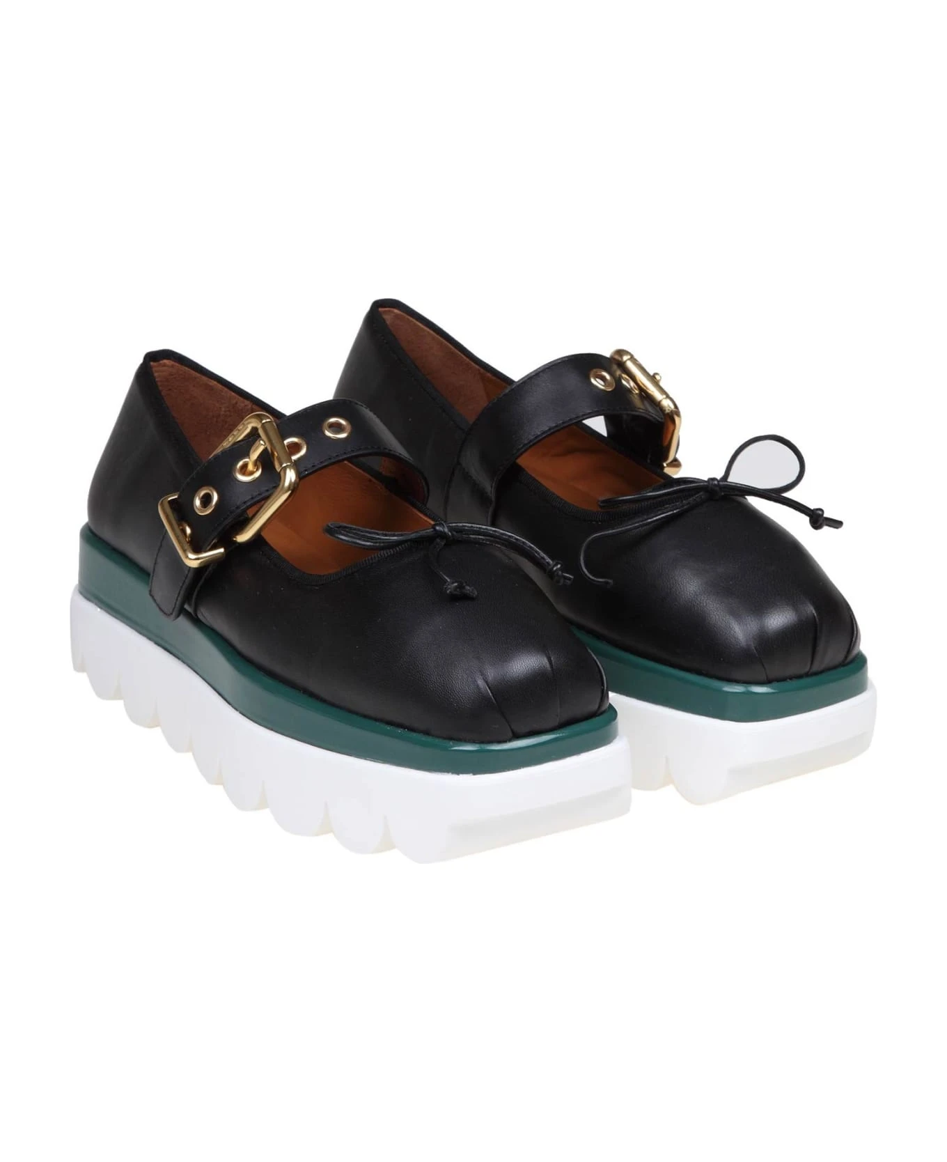 Marni Mary Jane Shoes In Black Leather - Image 2