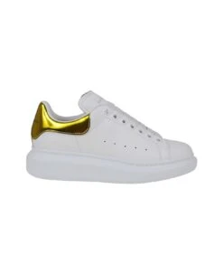 Alexander McQueen Metallic-detailed Low-top Sneakers