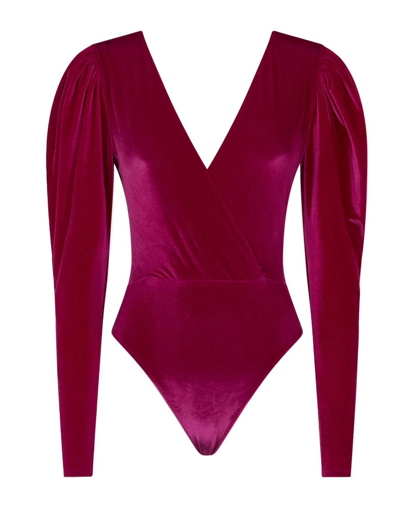 MC2 Saint Barth Fucsia Velvet Bodywear / One Piece Swimsuit - Image 4