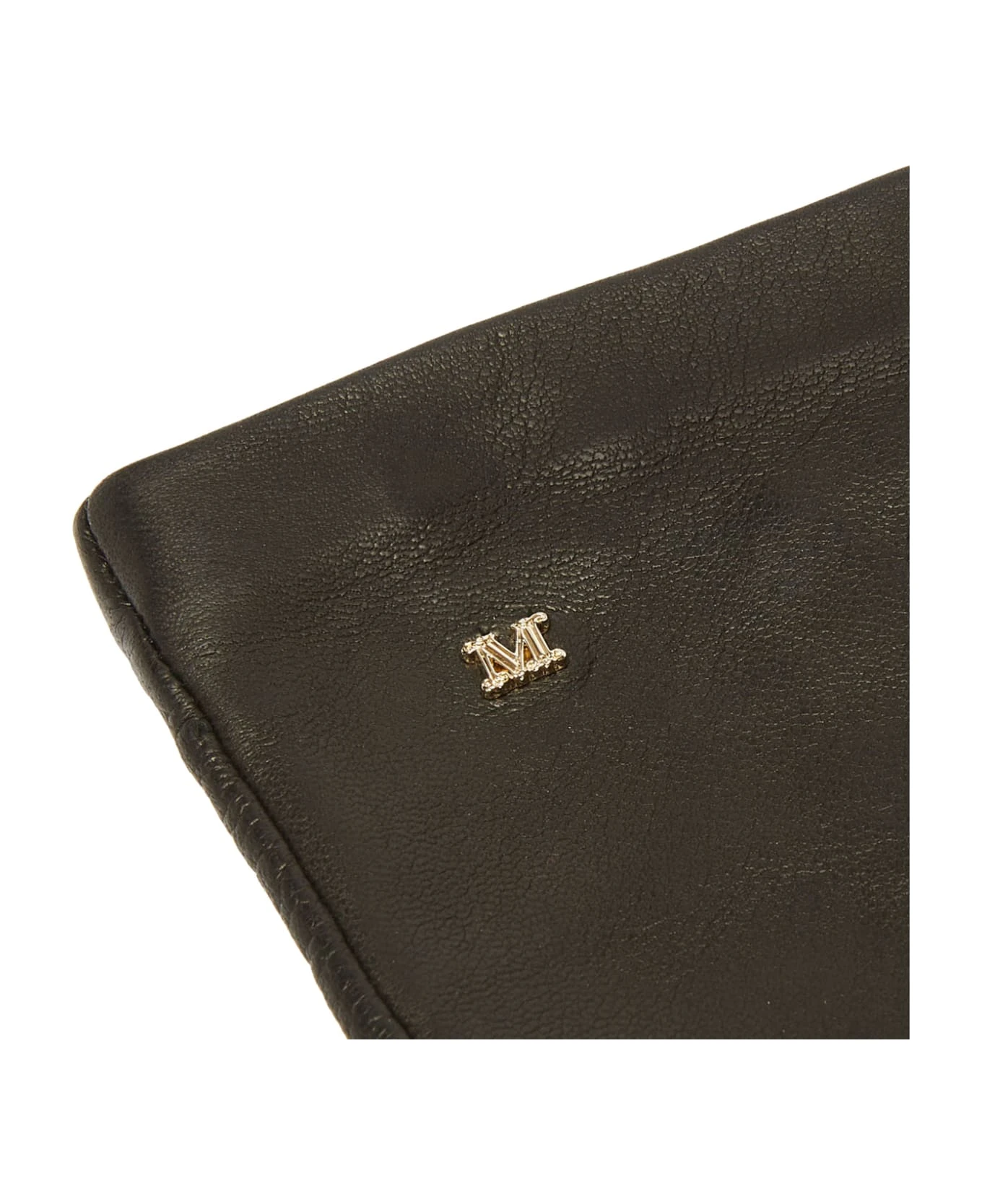 Max Mara Amica Gloves In Black Nappa - Image 2