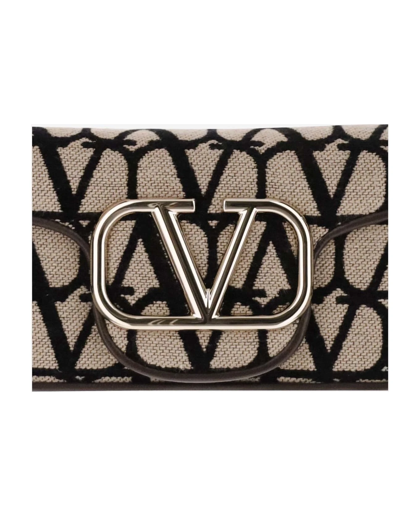 Valentino Garavani Small Shoulder Bag Locò Toile Iconographe - Image 5