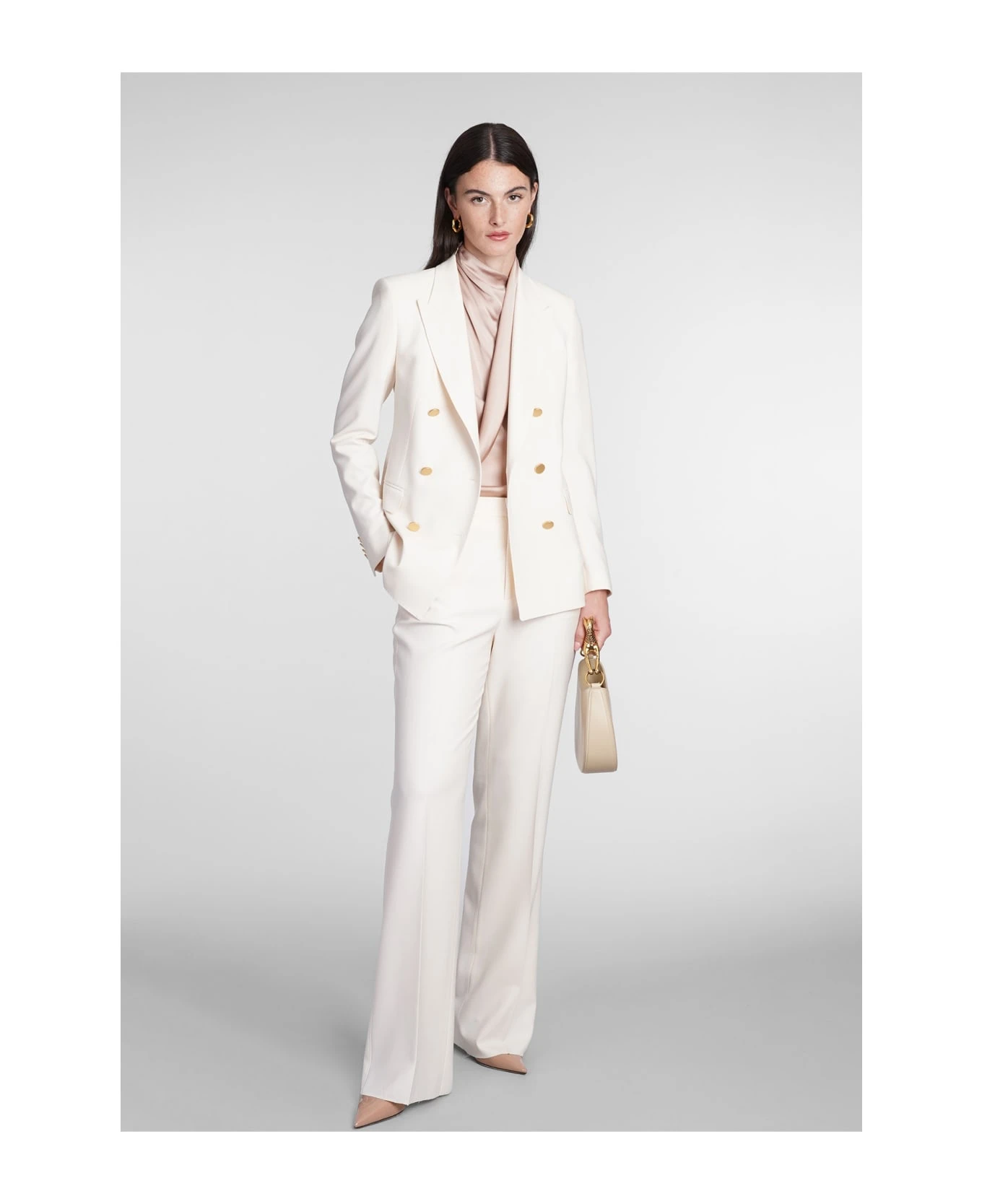 Dress In Beige Polyester - Image 2