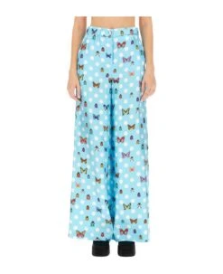 Versace Pants With Butterfly Print