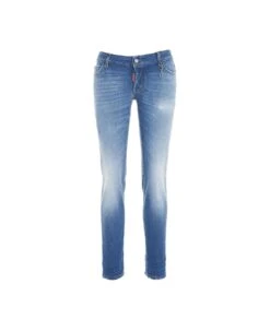 DSQUARED2 Low-rise Faded Distressed Slim-cut Jeans