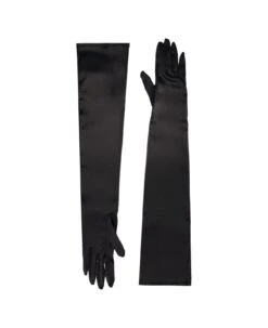 Dolce & Gabbana Full-finger Elbow-length Satin Gloves