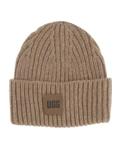 Ugg Wool Blend Beanie With Logo