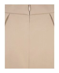 Alexander McQueen Beige Midi Trench Skirt With Belt