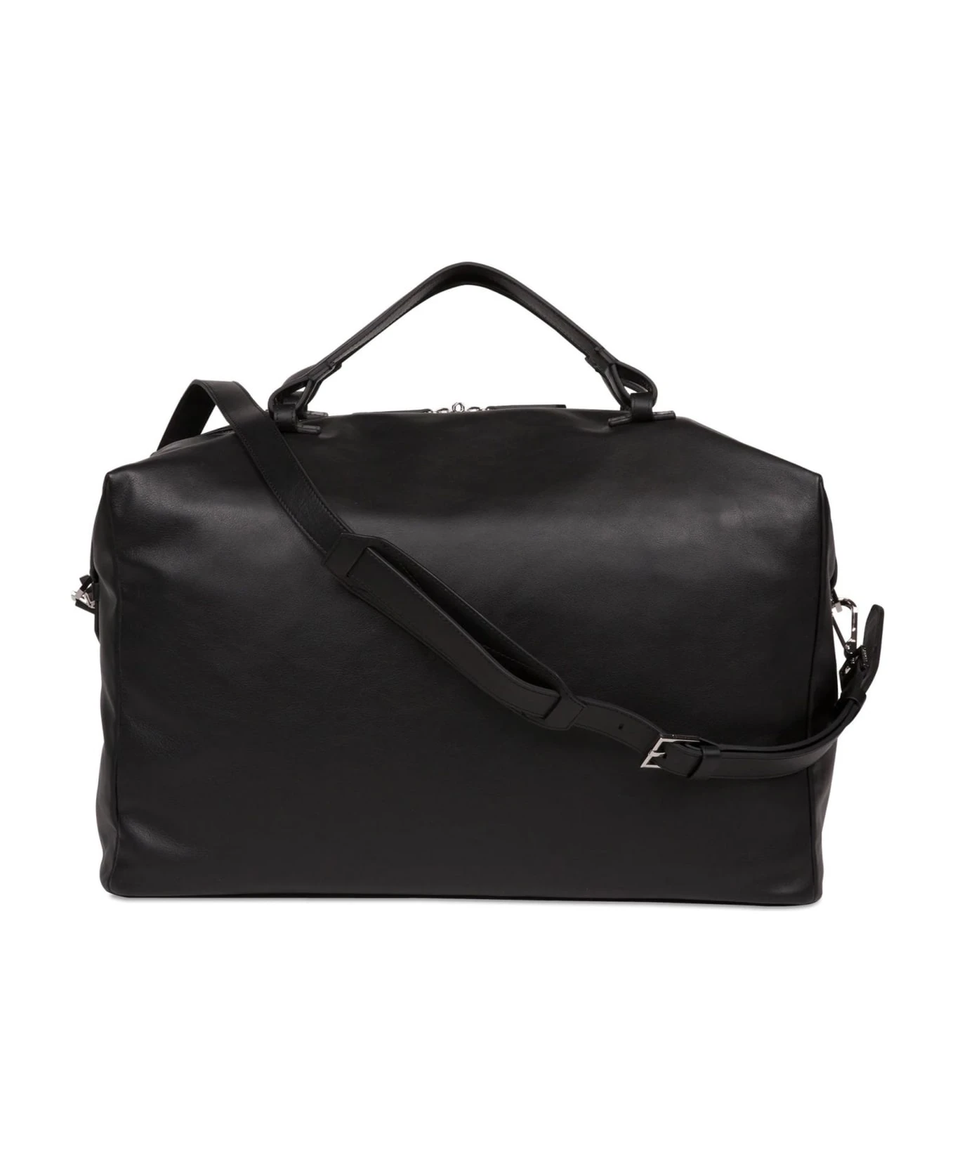 Lancel Black Smooth Cowhide Leather Travel Bag - Image 3