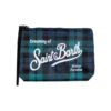 MC2 Saint Barth Aline Wooly Pochette With Green Tartan Print