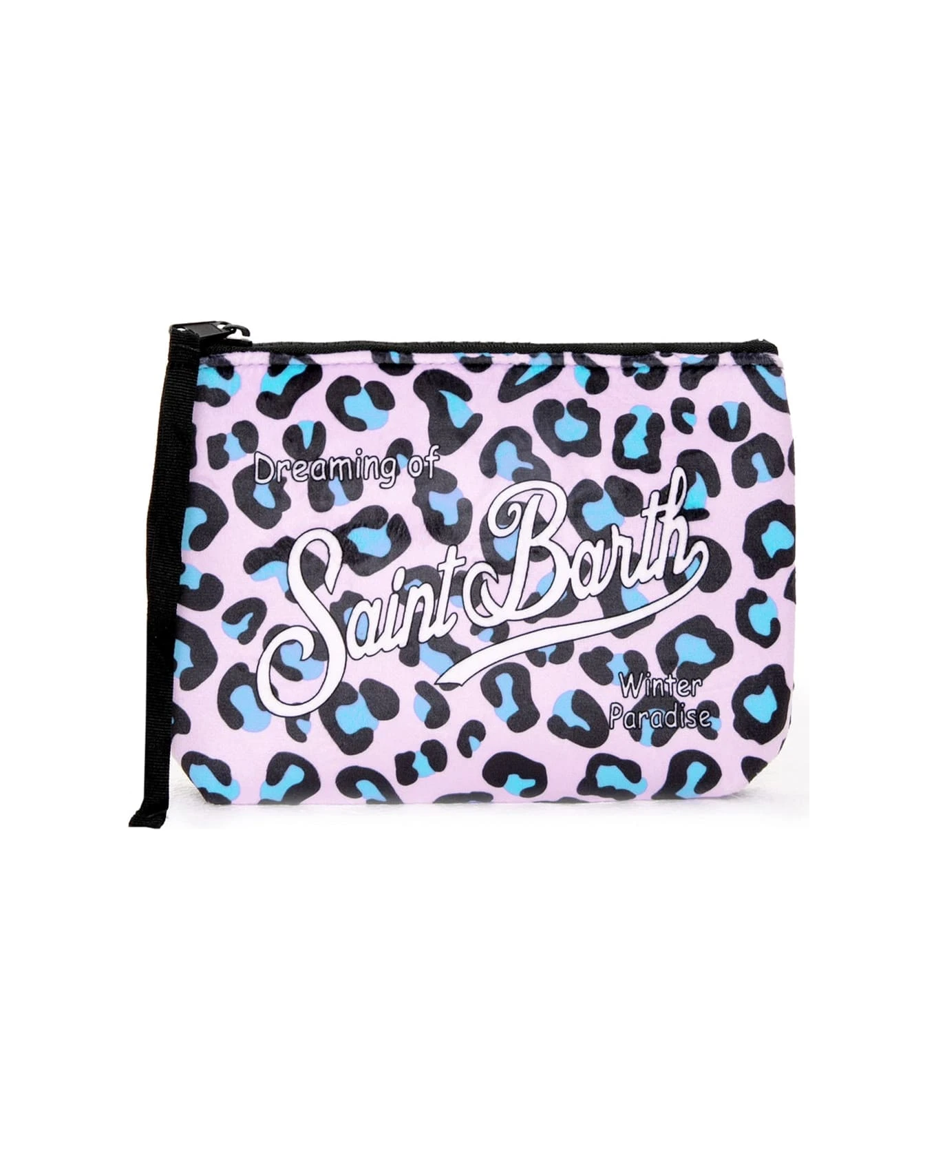 MC2 Saint Barth Aline Wooly Pochette With Lilac Animalier Print