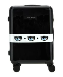 Eyelike-motif Rolling Luggage Chiara Ferragni