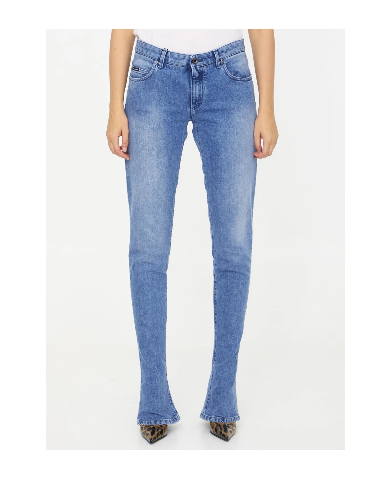 Dolce & Gabbana Light-blue Denim Jeans
