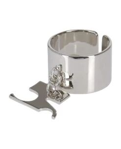 COURREGES Ac Charm Metal Ring