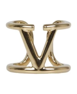Valentino Garavani Vlogo Signature Metal Ring