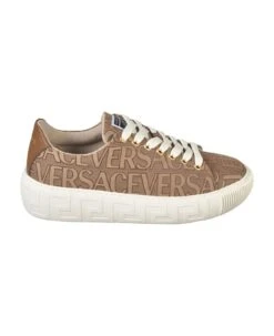 Versace Logo All-over Sneakers