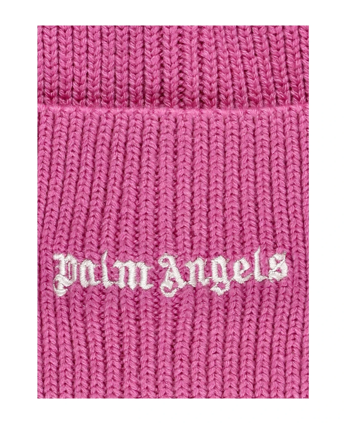 Palm Angels Logoed Beanie Hat - Image 3