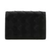 Bottega Veneta Black Leather Business Card Holder
