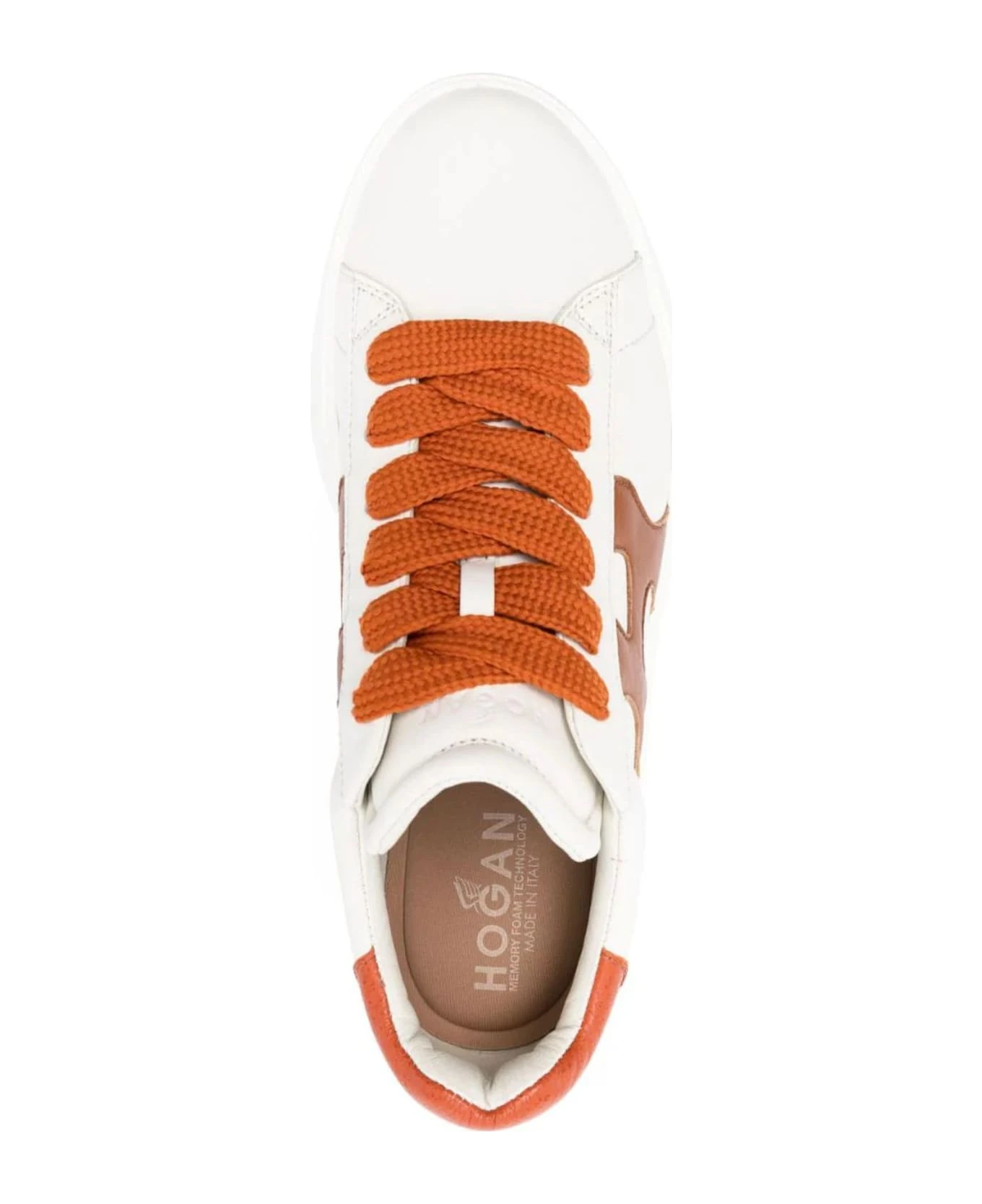 Sneakers Hogan Rebel Ivory Orange - Image 4