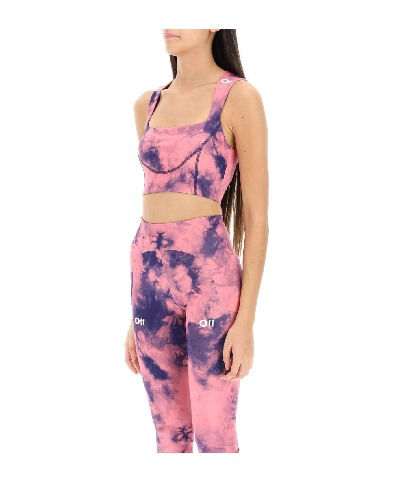 Off-White Tie Dye Sports Bra - Image 4