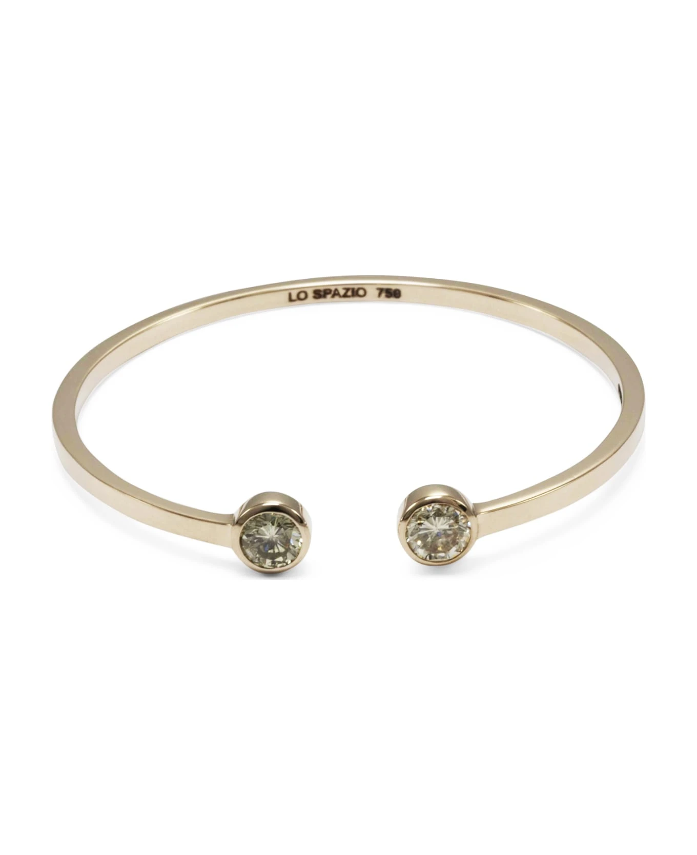 Lo Spazio White Diamond Bangle