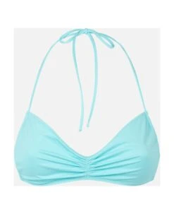 MC2 Saint Barth Woman Water Green Bandeau Top Swimsuit