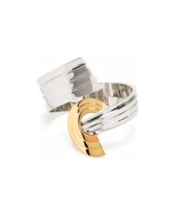 Meryl Brass Rigid Bracelet