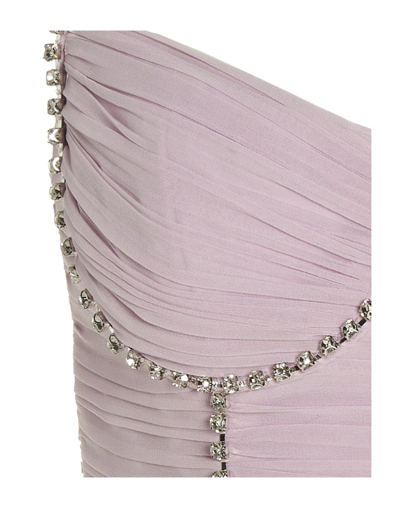 SELF PORTRAIT Top Chiffon Cristalli - Image 4