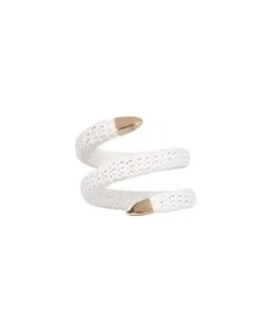 Bottega Veneta Crochet Spiral Bracelet