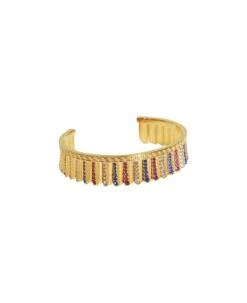 Versace Embellished Gold-tone Metal Bracelet