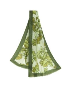 Etro Cashmere Scarf With Green Berries Print