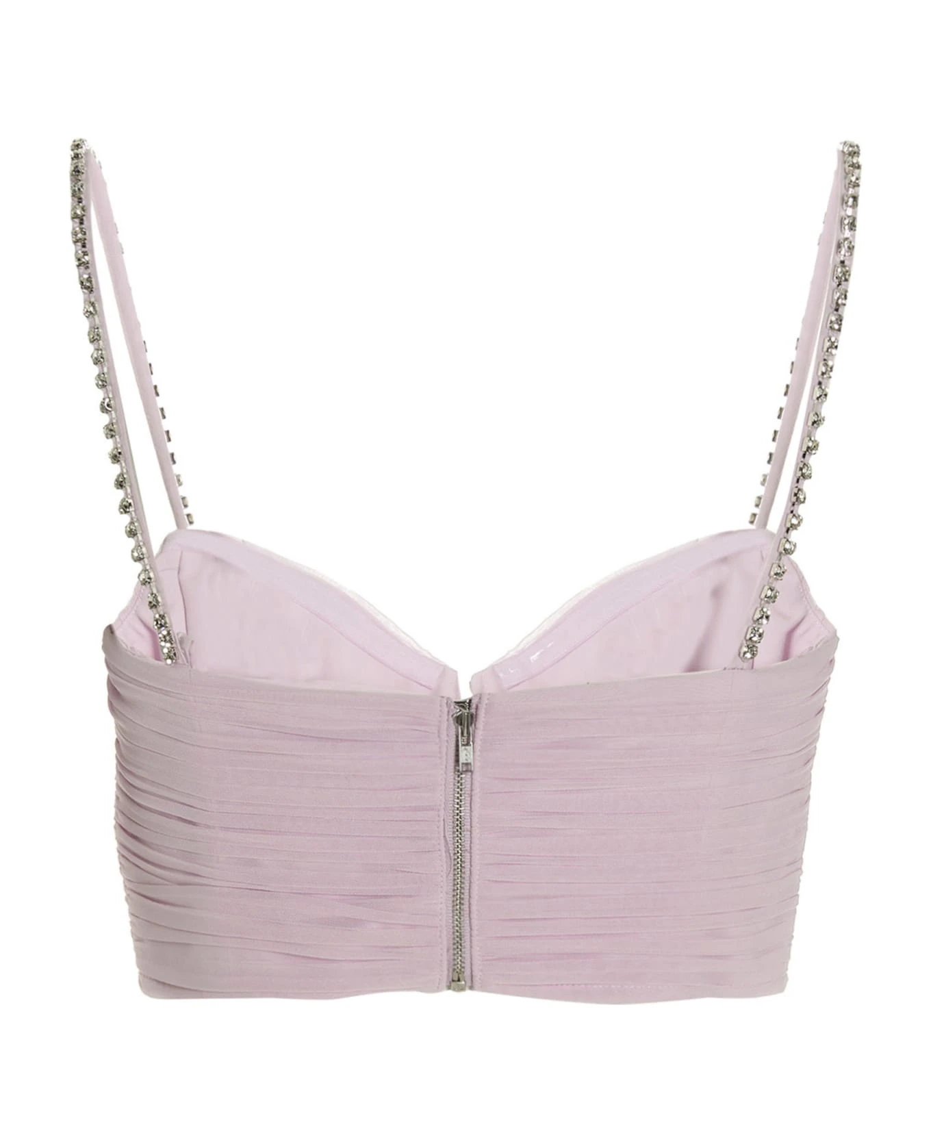 SELF PORTRAIT Top Chiffon Cristalli - Image 2