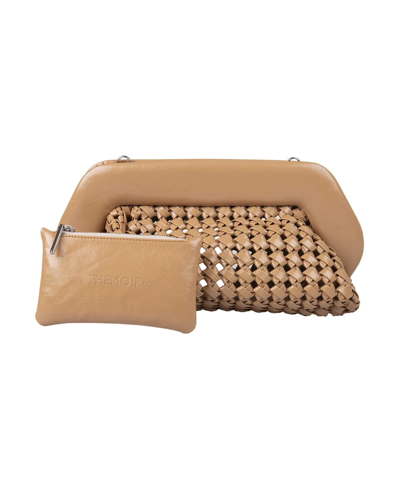THEMOIRè Clay Bios Knots Shiny Clutch Bag - Image 5
